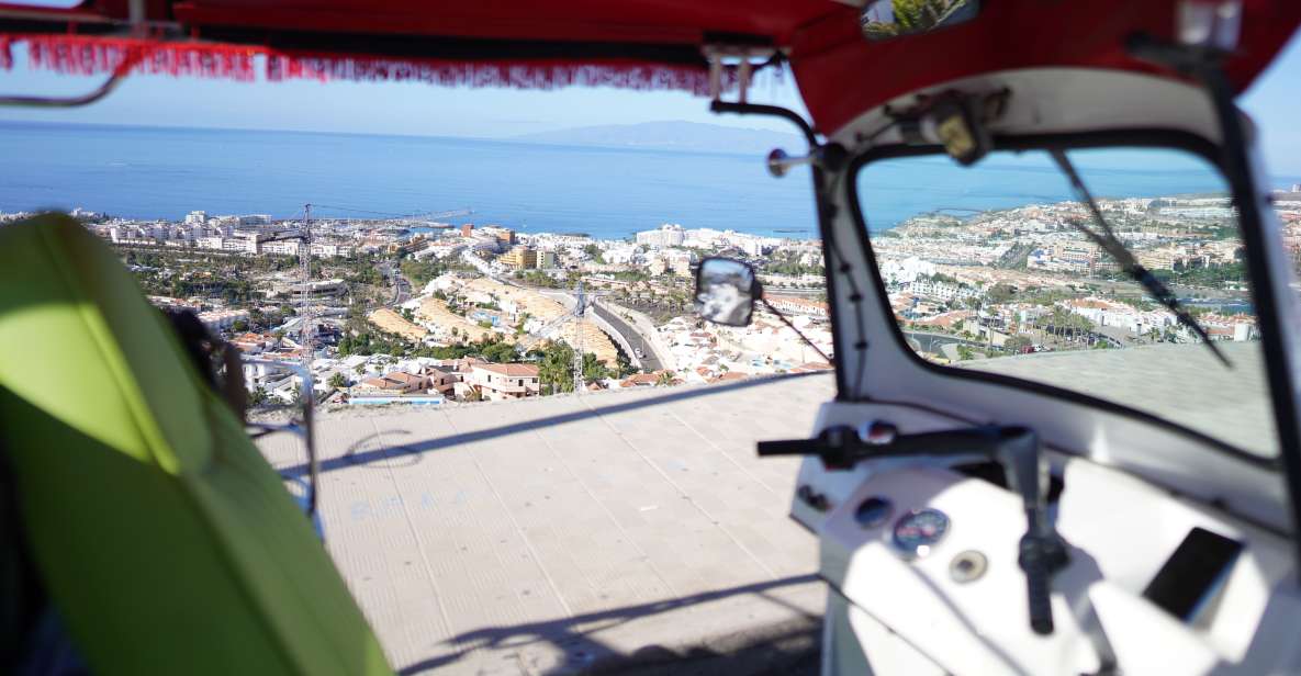 Costa Adeje: Secret Volcano Tuk Tuk Tour - From Hotel Best Jacaranda to Puerto Colón marina: the easy start