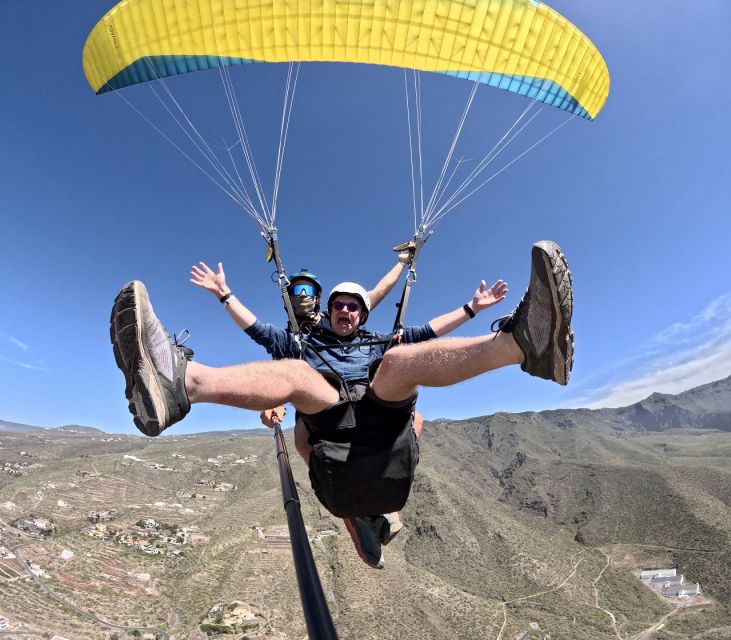 Costa Adeje: Tandem Paragliding Flight with Pickup - The Flight Itself: About 20 Minutes of Wind, Coastline, and Control
