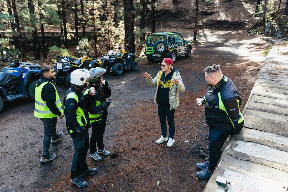 From Costa Adeje: Mount Teide Forest Off-Road Quad Bike Tour - Included snacks and water: a mid-ride break that keeps you going
