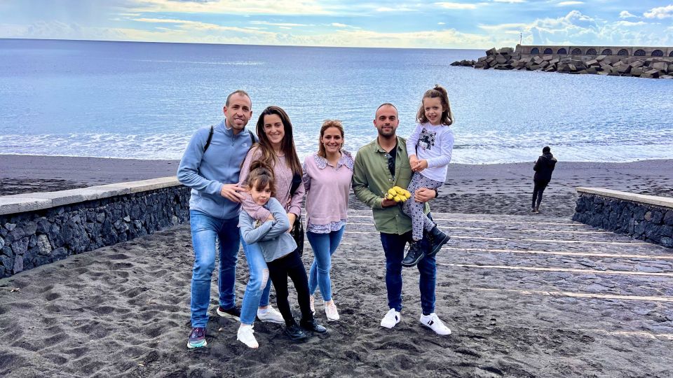 From Tenerife: Day Trip to La Palma Volcanic Landscapes - Tazacorte lava flows and the black-sand beach lunch