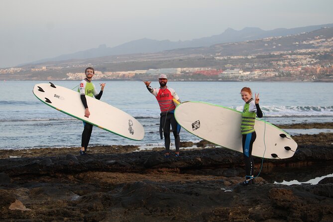 Group Surfing Lesson at Playa de las Américas, Tenerife - The 2.5-Hour Flow: Theory, Sand Skills, Then Ocean Time