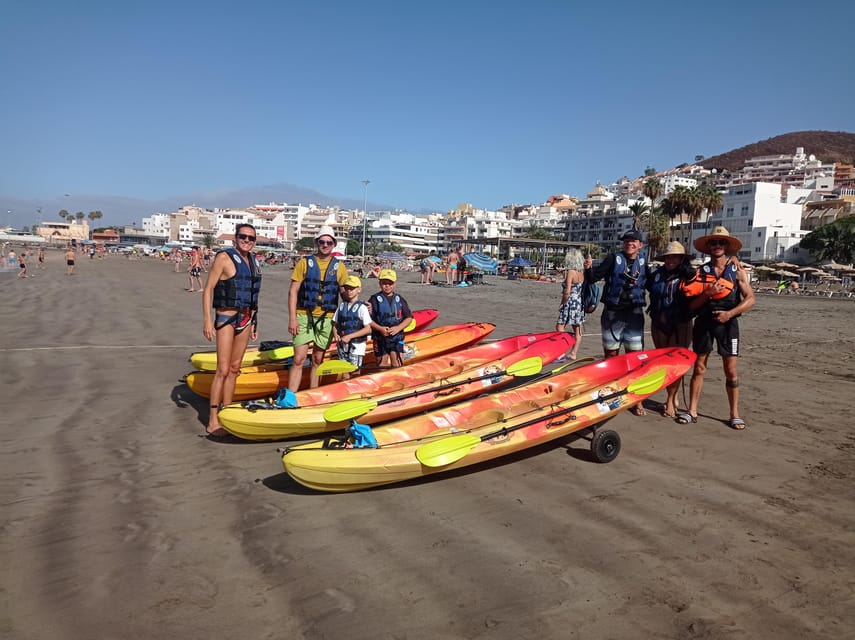 Los Cristianos: Kayak & Snorkel Tour with turtles and photos included - Kayak time on Los Cristianos coast: the route you’ll feel in your arms