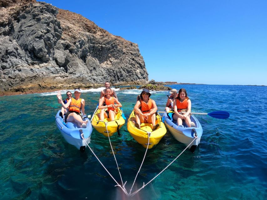 Los Cristianos: Kayaking and Snorkeling with Marine Wildlife - Paddle to Palm-Mar: the scenery game, with gear that does its job