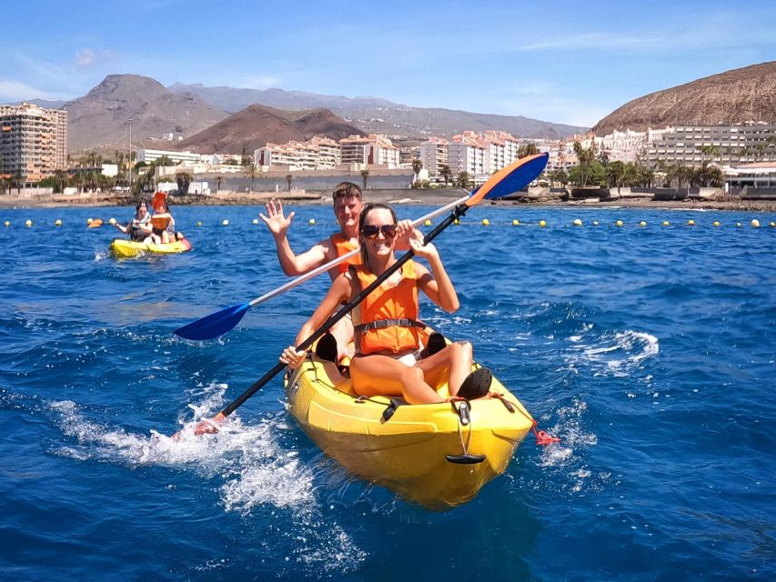 Los Cristianos: Kayaking and Snorkeling with Marine Wildlife - Getting to the water: pickup across south Tenerife and first instructions