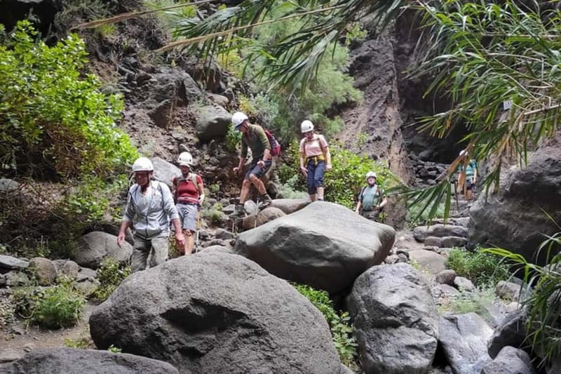 MASCA GORGE Trail: Guided Hike - Masca beach break and the water taxi to Los Gigantes