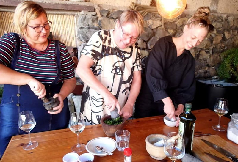 Mojo Workshop Cooking Class in Ancient Canarian Village - Your Mojo Lesson: Red and Green, Made by Hand