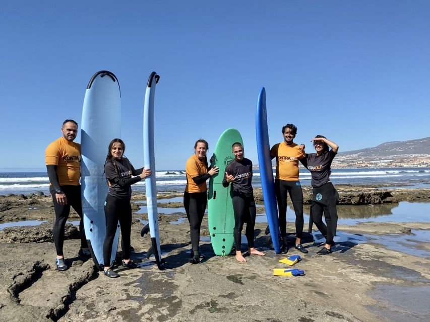 Playa de las Américas: Private or Small-Group Surf Lesson - Amenities you’ll notice after you’re wet and tired