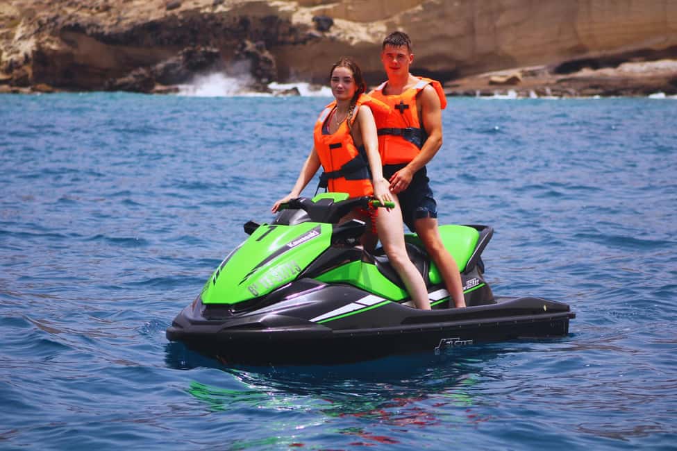 Puerto Colón: Kawasaki Jet Ski Tour Along Tenerife's Coast - 5-Minute Safety Briefing: Fast, Not Scary