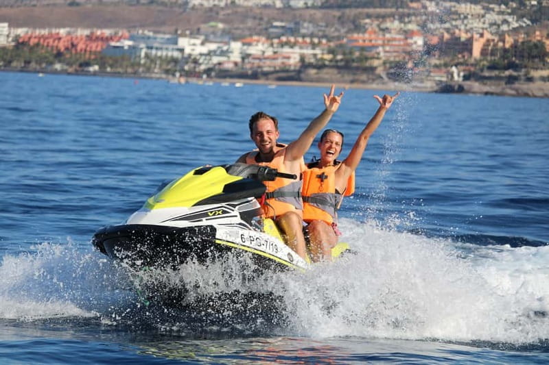 Puerto Colón: Tenerife Coast Jet Ski Tour with Photos - Puerto Colón to Costa Adeje: What Makes This Jet Ski Tour Work