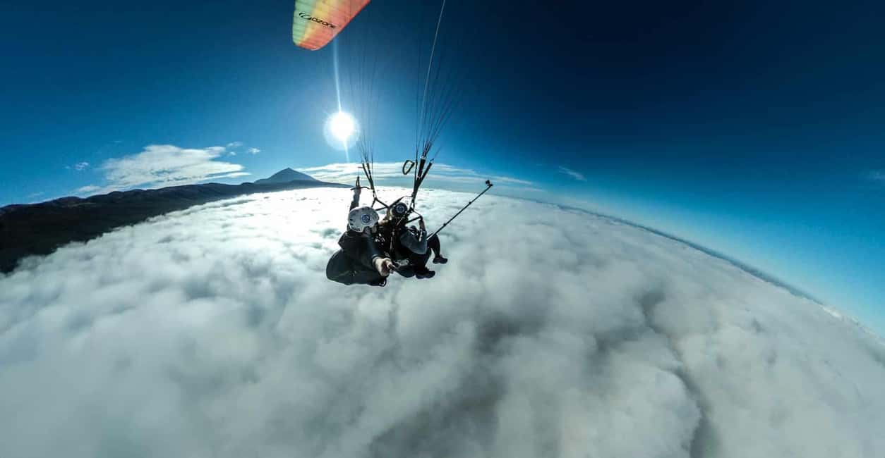 Puerto de la Cruz Tenerife: Teide Paragliding Flight - In the Air: What You’ll See Over Tenerife