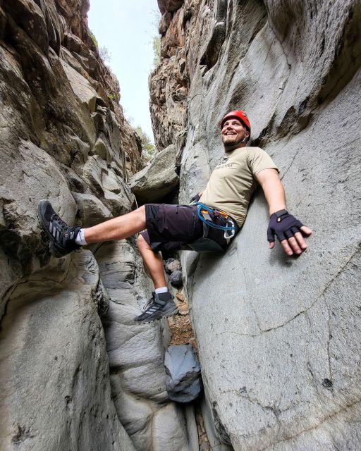 Santa Cruz de Tenerife: Vilaflor Canyoning Tour - Jorge and the guide style that makes beginners feel safe