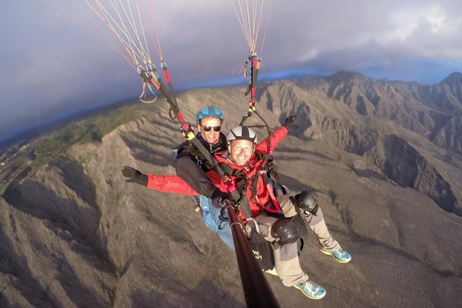 Tandem Paragliding Flight in South Tenerife - Gear and Safety: Harness, Helmet, and Emergency Parachute