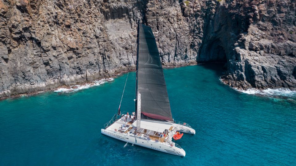 Tenerife: Catamaran Cruise with Brunch and Unlimited Drinks - From hotel pickup to Marina del Sur: the smooth start