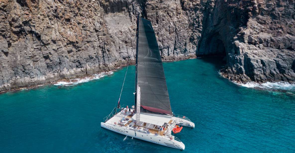 Tenerife: Catamaran Cruise with Brunch and Unlimited Drinks - Punta Rasca Lighthouse: where the dolphin and whale search pays off