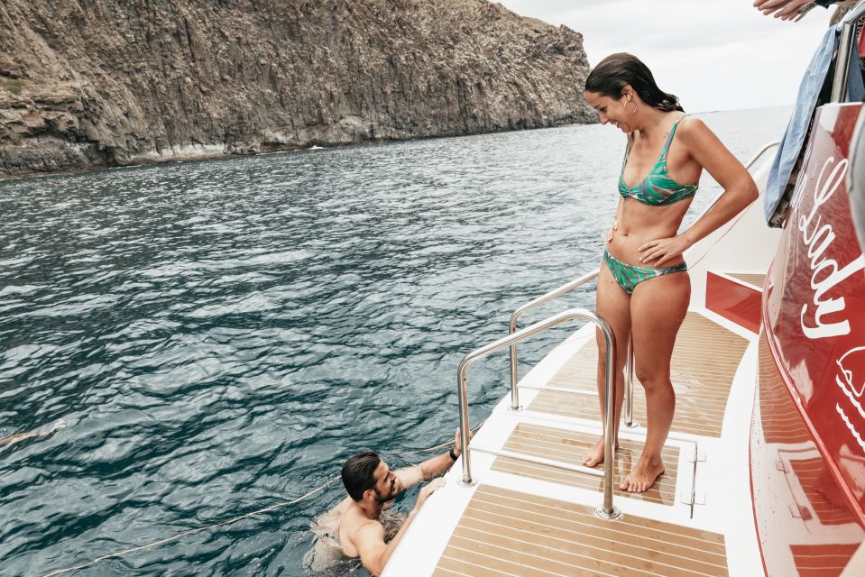 Tenerife: Eco-Yacht Whale and Dolphin Watching and Swimming - The Cave of Love: A Scenic Break With Real Meaning