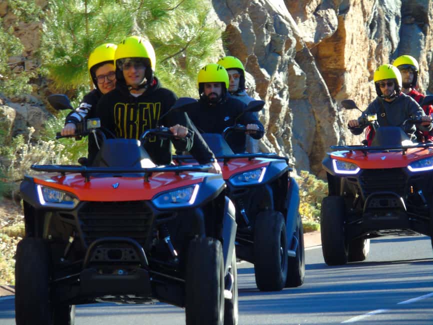 Tenerife Guided Quad Bike Tour to Teide National Park - The Teide National Park Stops: Uneven Rocks and Big Views