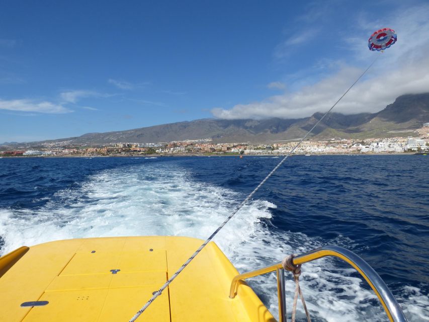 Tenerife South: Parascending Experience with Boat Ride - Tenerife South Parascending: Fast Adrenaline With Big Teide Views