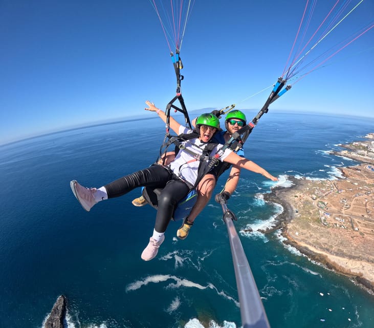 Tenerife: Tandem Paragliding in Adeje with hotel transfer - From about 800m up: takeoff feels different than you expect