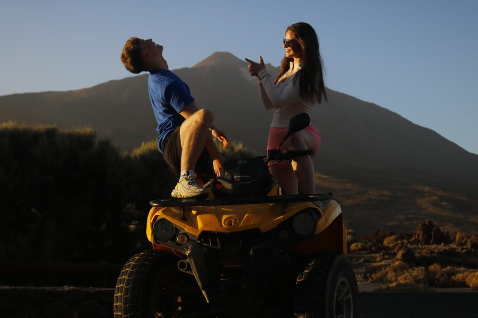 Tenerife: Teide Volcano Sunset Quad Bike Tour with Drinks - Guides make the difference: Christianos, Cristiano, Marco, and Francisco