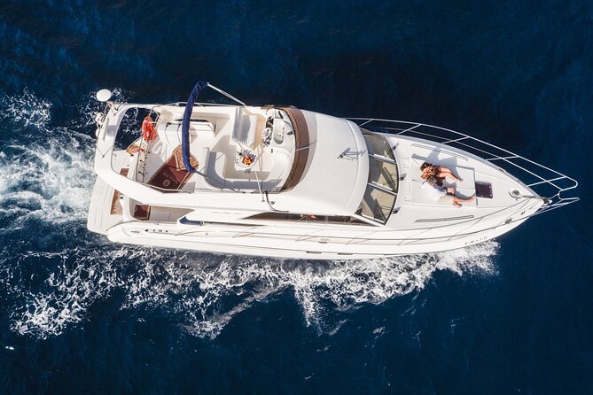 Whales and Dolphins excursion on a Luxury Yacht in Canary Islands - The 3-hour Tenerife route: from Teide coastline to Los Cristianos cliffs